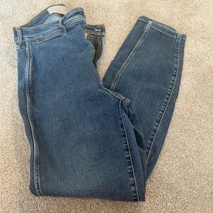 Everlane Women's Way High Clean Front Skinny Jeans in Vintage Blue Sz 30 Regular